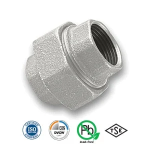 1 1/2" Galvanised FxF Union Tube/Pipe Fitting EN10242