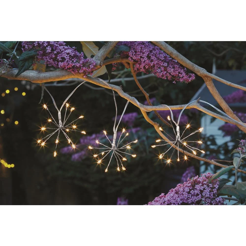 10 Star Burst Solar String Lights