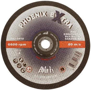 Abracs Phoenix Aluminium Cutting Disc 115mm x 1.0mm x 22mm