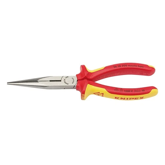 Knipex 26 18 200UKSBE 32012 200mm VDE Fully Insulated Long Nose Pliers
