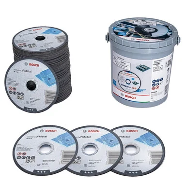 Bosch 2608626115 Metal Straight Cutting Discs 115 x 22.23 x 1.0mm (100 Pack)