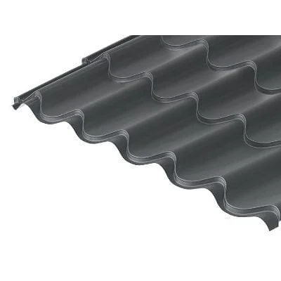 Cladco Tileform 41/1000 Tile Profile 0.6mm Mica Coated Sheet (Slate Grey) - All Sizes