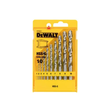 DeWalt DT5921QZ 1 - 10mm Extreme Metal Drill Bit Set (10 Pieces)