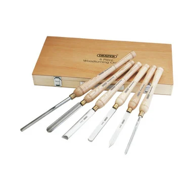 Draper 58697 HSS Woodturning Chisel Set (6 Piece)