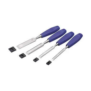 Draper 69619 Bevel Edge Wood Chisel Set (4 Piece)