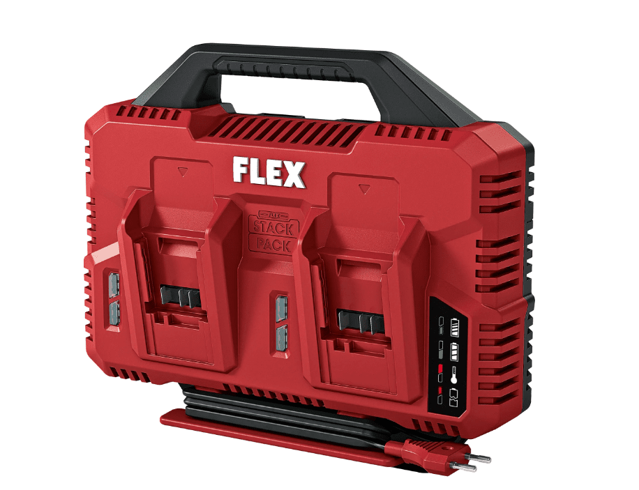 FLEX CA SP 2x 12/18 Double Quick Charger – Dual-Port 12V/18V Fast Battery Charging