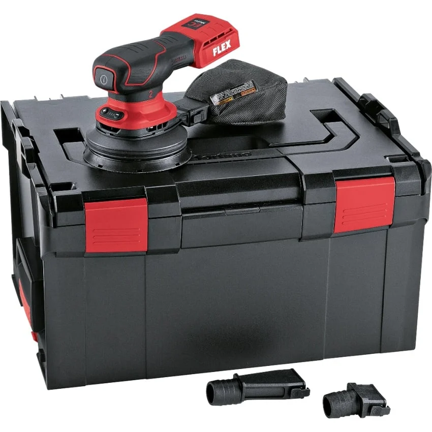 Flex ORE 2-125 18-EC 18V Cordless Random Orbit Sander with Speed Control & Case - 532082