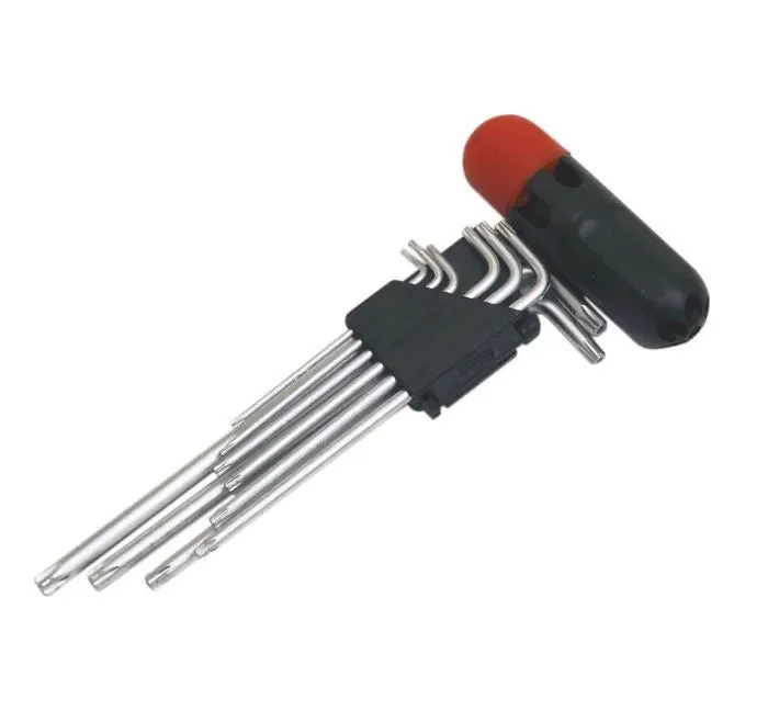 Hilka 9-Piece Security TX Star Key Set Metric