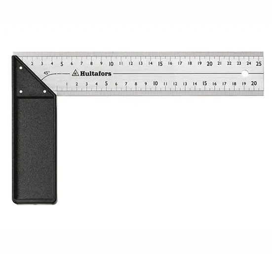 Hultafors Semi Professional Try Square 20cm - 20cm Square