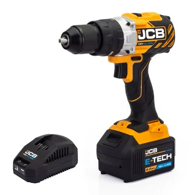 JCB JCB-18BLCD-5X-B 18V 65Nm Brushless Combi Drill with 1x 5.0Ah Battery