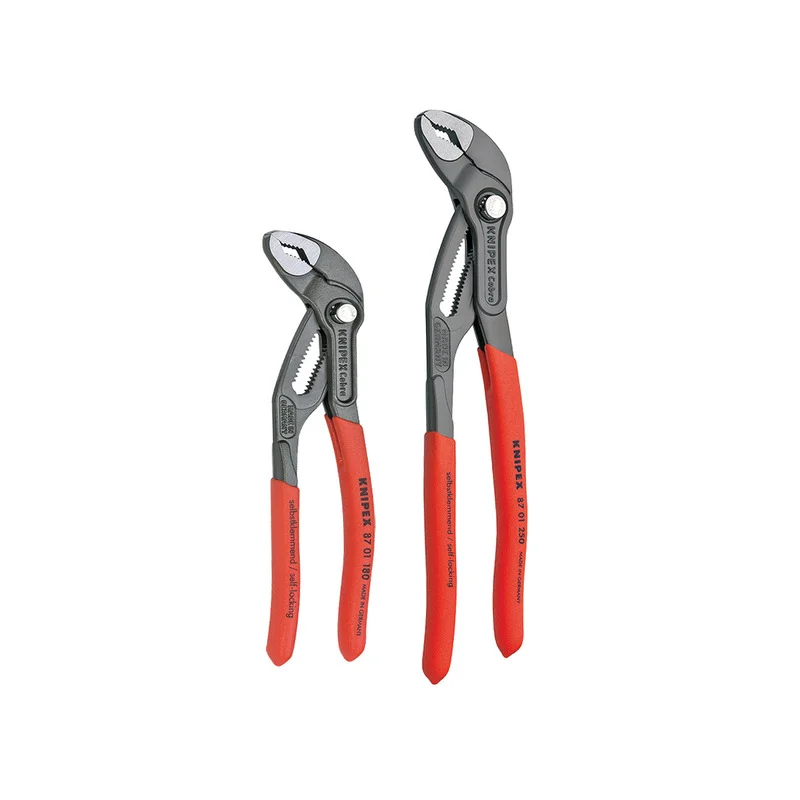 Knipex 003120V01 2pc Cobra Water Pump Pliers Set - Cushion Grip