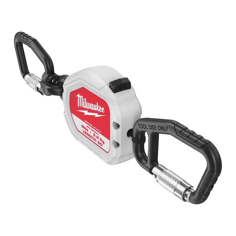 MILWAUKEE 2.2KG RETRACTABLE TOOL LANYARD QUICK-CONNECT