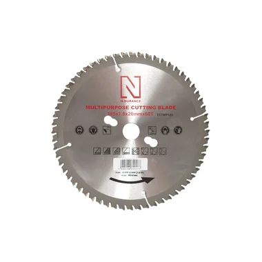 N-Durance TCTMP185 Multi Purpose TCT Saw Blade 185 x 20mm 60T