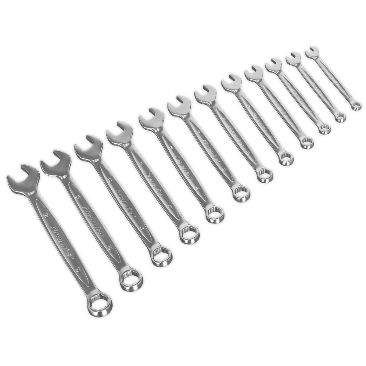 Sealey AK63921 Combination Spanner Set 12pc Lock-On™ 6pt - Metric