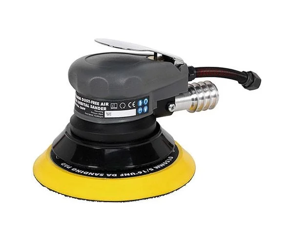 Sealey SA09 Air Palm Orbital Sander 150mm Dust-Free - Orbital - Dust-Free