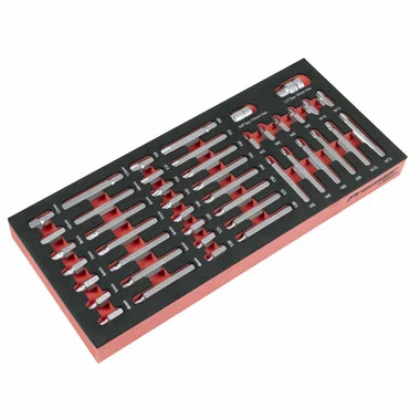 Sealey TBT60 TRX-Star*, Hex & Spline Bit Set with Tool Tray 4 (4 Pieces)