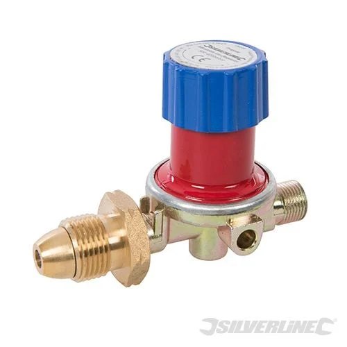 Silverline Adjustable Propane Gas Regulator 500 - 4000mbar - 196559