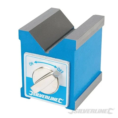 Silverline Magnetic V-Block 70 x 60 x 70mm - 244994