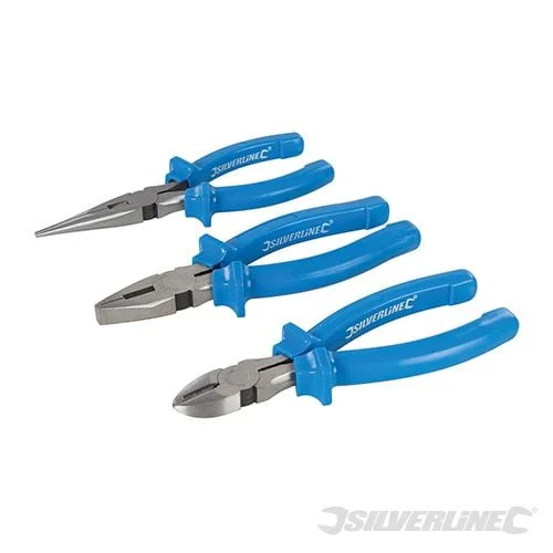 Silverline Pliers Set 3pce 160mm - 427610