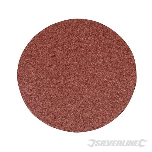 Silverline Self-Adhesive Sanding Discs 150mm 10pk 80 Grit - 583264