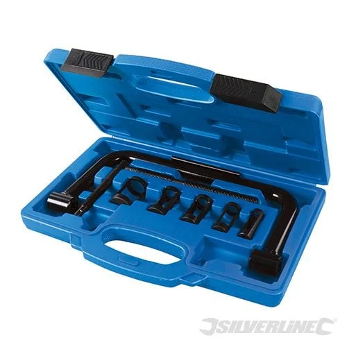 Silverline Valve Spring Compressor Tool Set 10pce 16 - 30mm - 494569