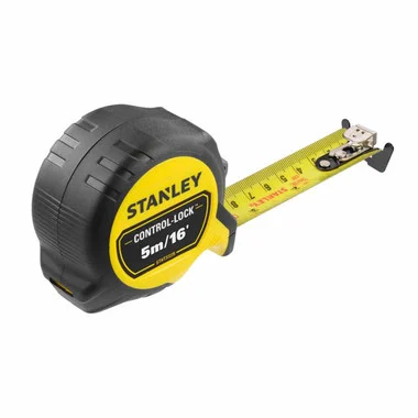 Stanley STA537235 CONTROL-LOCK Pocket Tape 5m/16ft (Width 25mm)