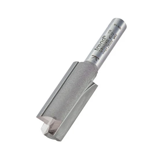 TREND 3/81X1/4TC TWO FLUTE CUTTER 1/4 INCH SHANK 12.7MM DIAMETER X 32MM