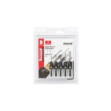 Trend SNAP/CS/SET Countersink Set (5 Pieces)