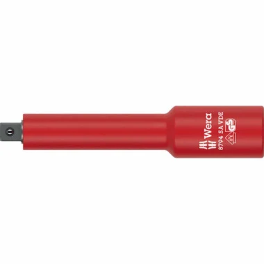Wera 05005950001 8794 Sa Vde Zyklop Insulated Short 1/4" Extension